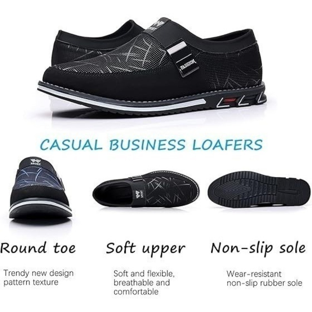 Veslesth Men Casual Shoes Sneakers Loafers Comfort Walking Shoes ( Size 11) - Picture 5 of 5